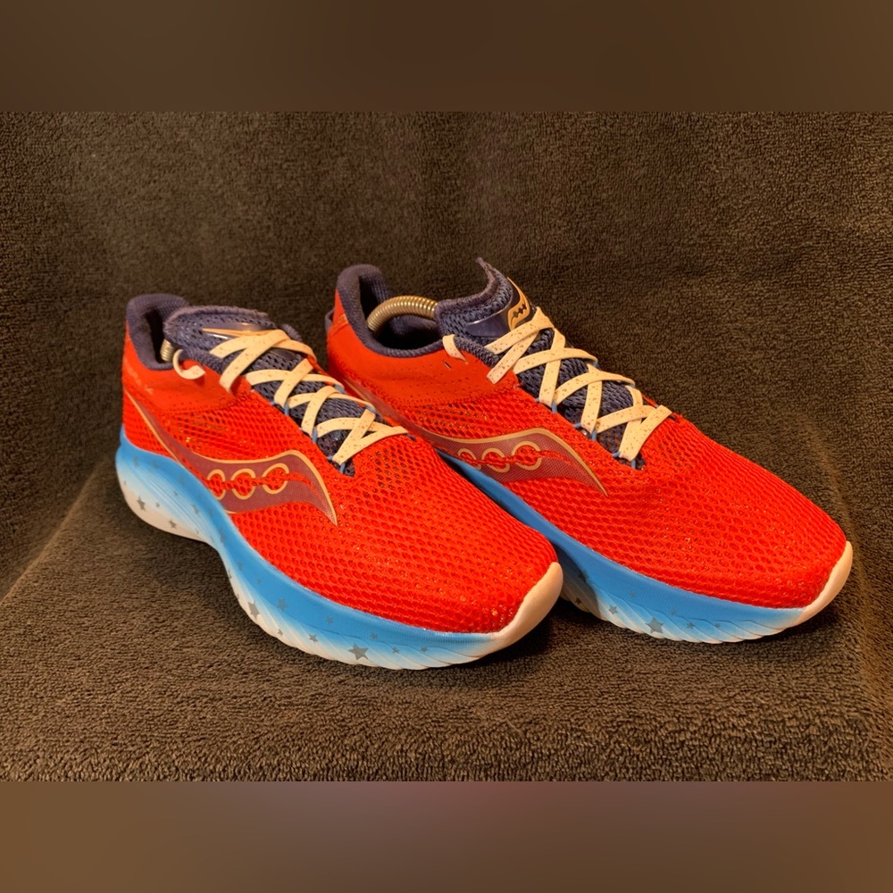 Saucony Kinvara 14 Womens sz 10 Red/White/Blue America Theme Running Shoe